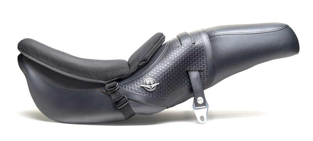 TOPPER EXCEL ULTRA-FLEX Motorcycle Gel Seat Cushion with Airmax Jumbo Technology - 21x14x4 Inches - Premium Comfort for Long Rides, Cruisers & Touring Bikes