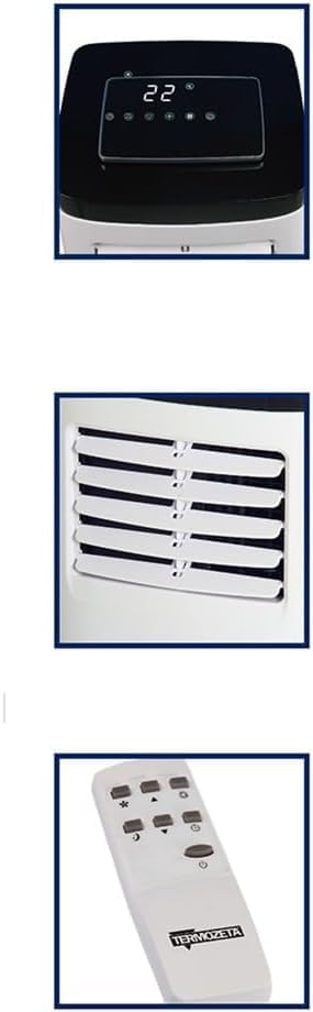 Portable Air Conditioner 7000 BTU with Touch Timer - 24H Cooling for Small Rooms, Bedrooms & Offices - Energy Efficient & Quiet Operation