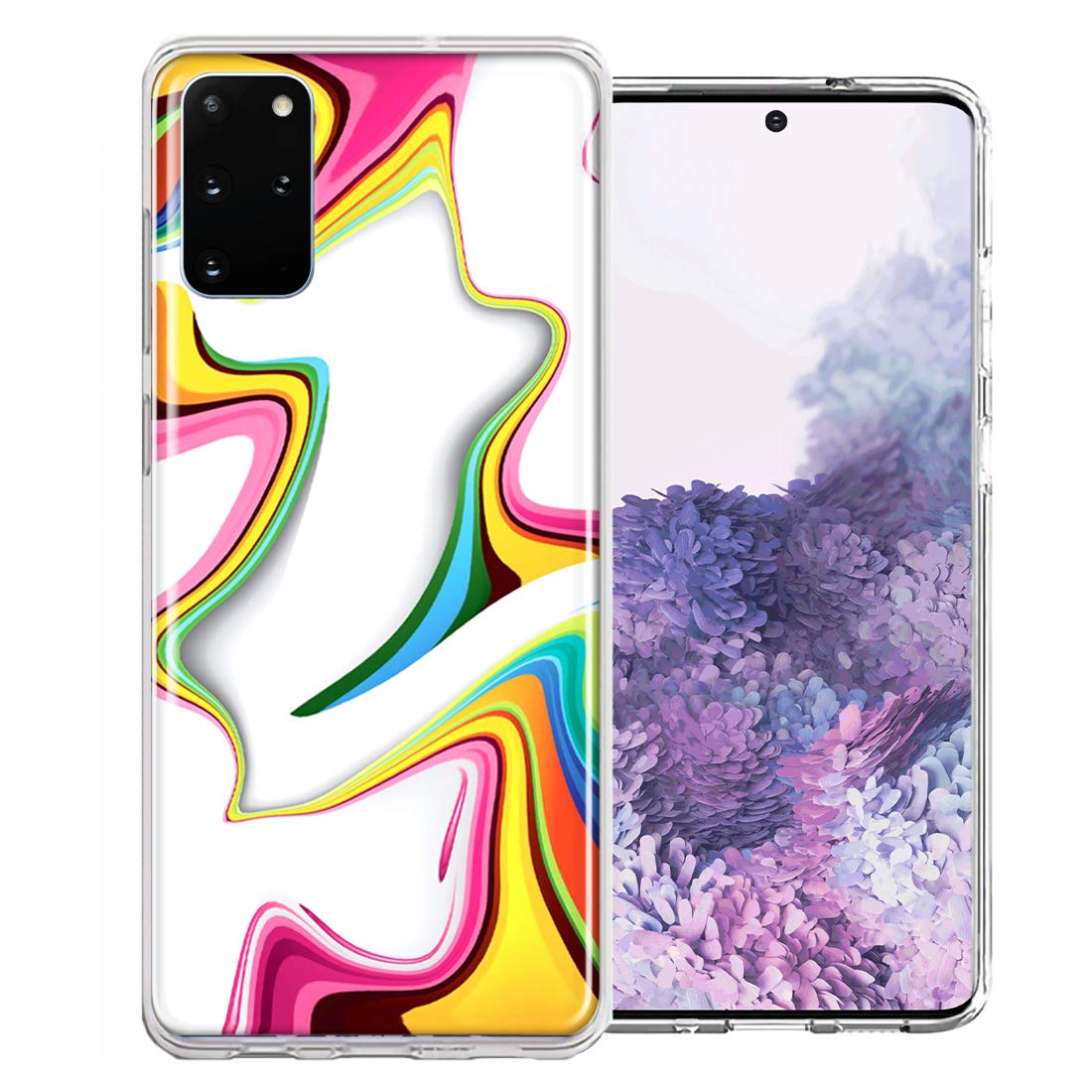 Samsung Galaxy S20 Plus Case - Rainbow Abstract Design for Protection & Style