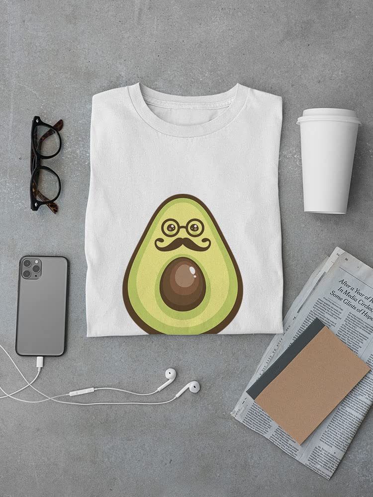 Smartprints Men's Avocado Print T-Shirt - Stylish Casual Tee for Gentlemen | Perfect for Summer Outfits, Beach Trips & Relaxing Weekends