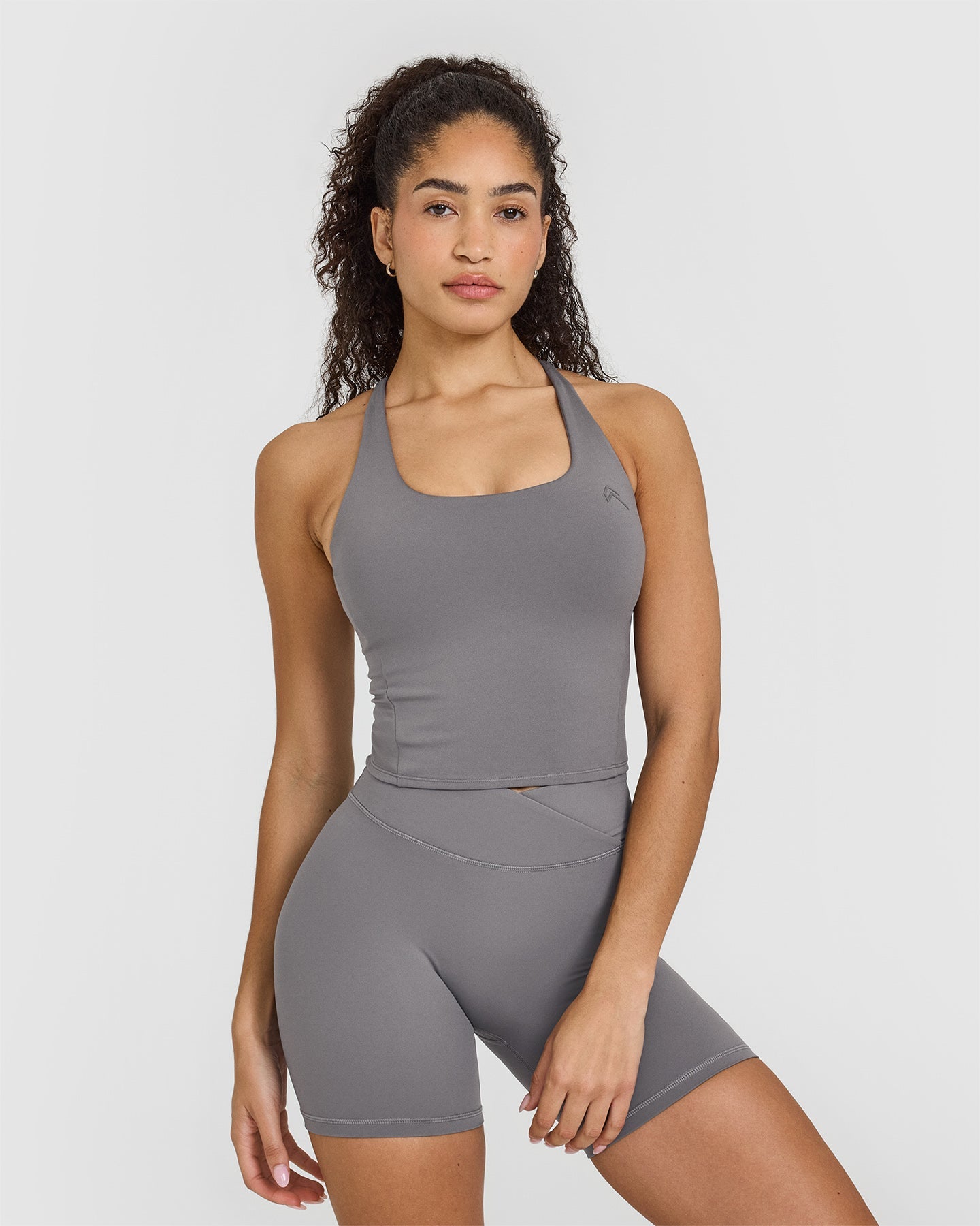 Timeless Square Neck Mid Vest in Ash Grey - Elegant Layering Piece for Women's Casual & Office Outfits