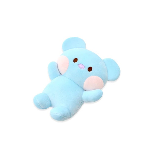 BT21 Koya Mini Soulmate Cushion Plush Toy - Soft Stuffed Animal for BTS Fans, Home Decor, Bedroom Cuddling & Anime Collectibles