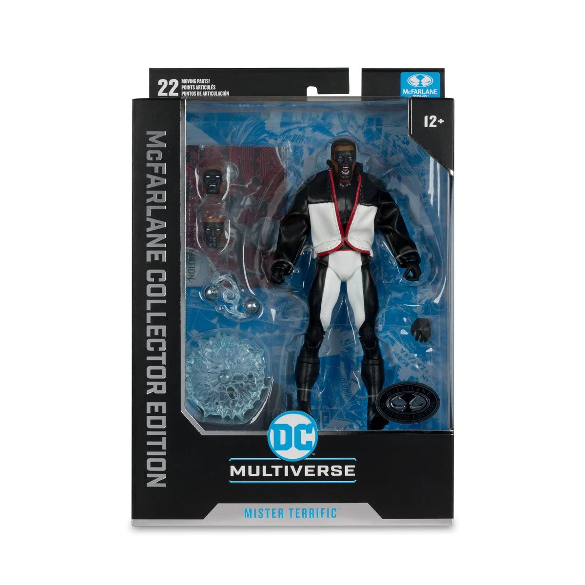 Mister Terrific (JSA) Platinum Edition DC Multiverse Collector Action Figure - Premium Collectible for DC Fans, Display & Play Scenes