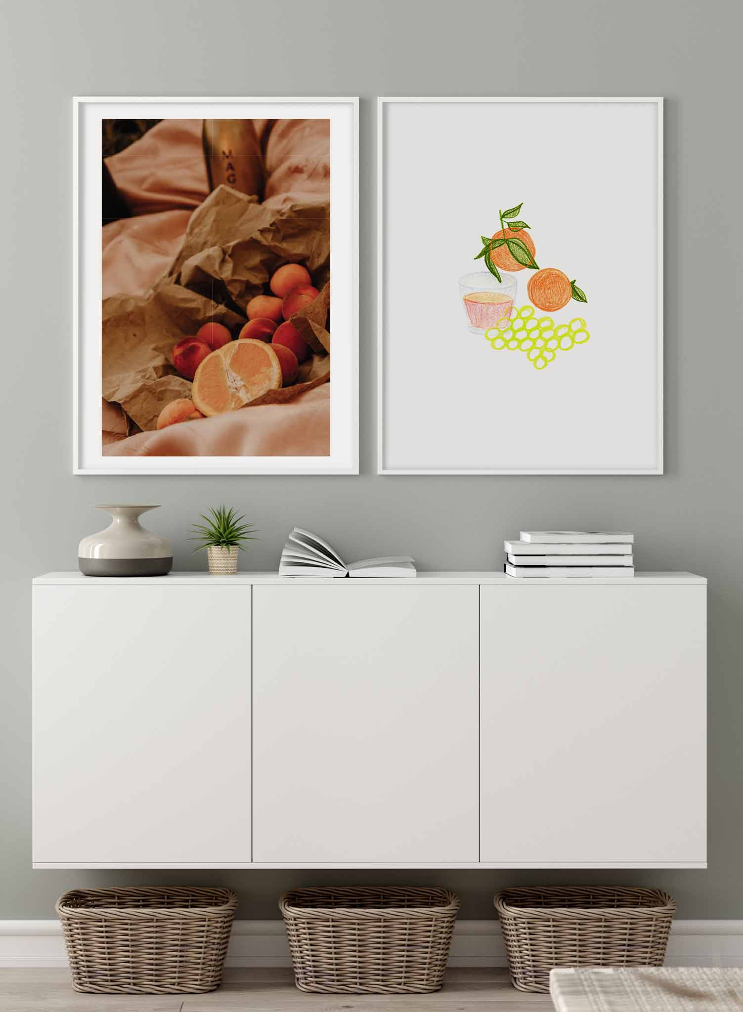 Sunset Picnic Poster - Beautiful Scenic Wall Art for Home, Office & Outdoor Decor - Perfect for Living Room, Bedroom & Patio
