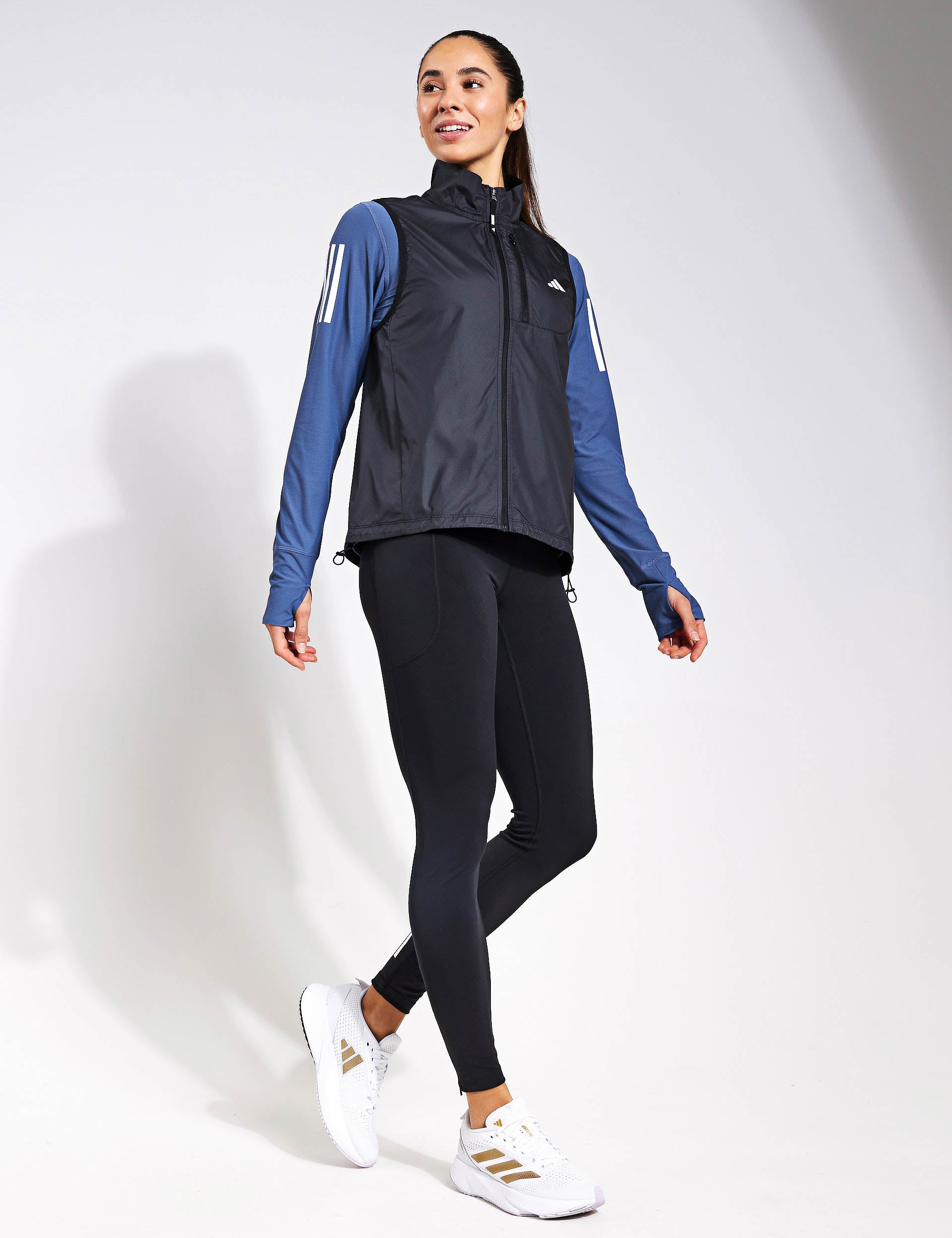 Own the Run Vest - Black | Lightweight Running Vest for Men & Women | Perfect for Jogging, Hiking & Outdoor Activities