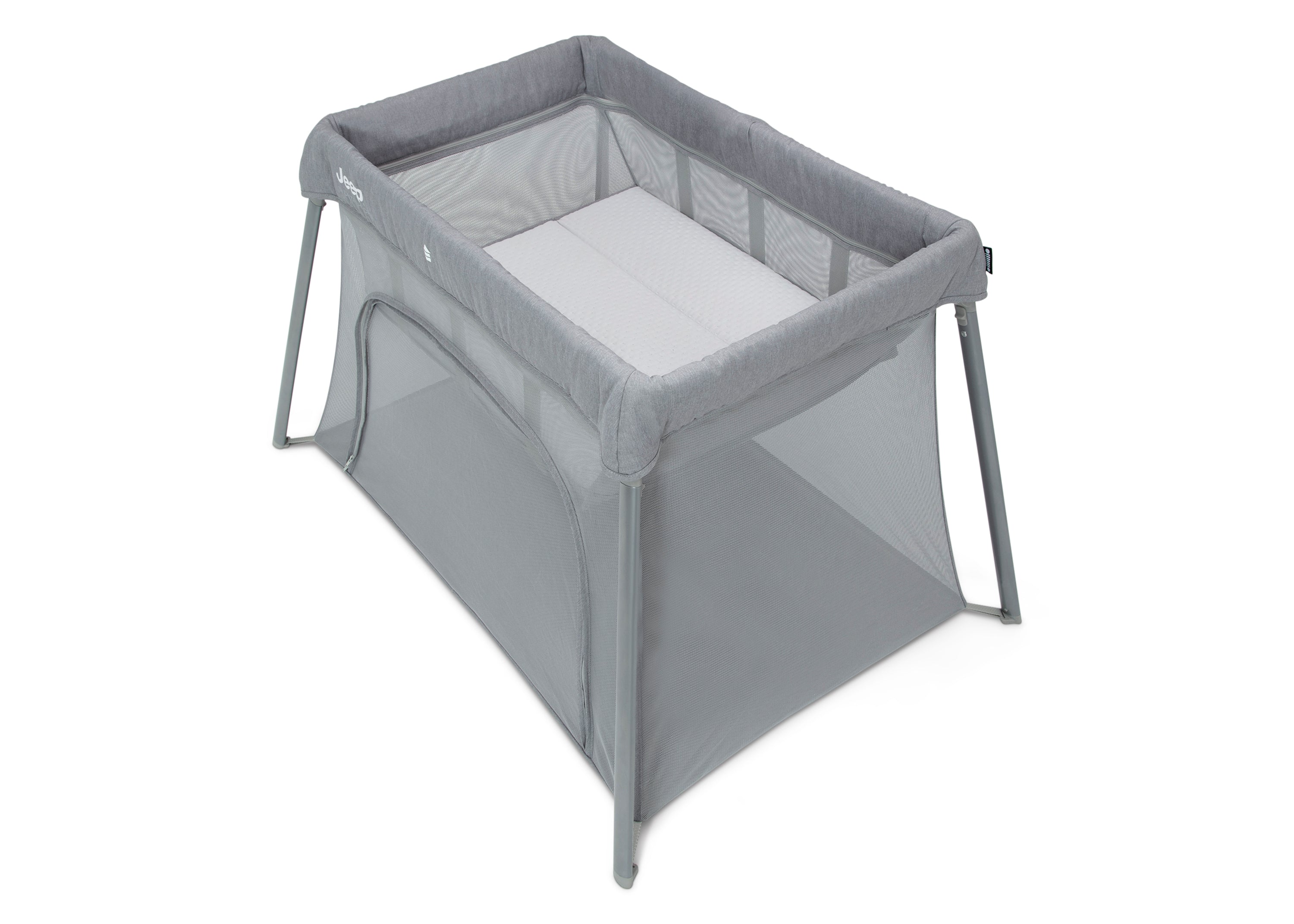 Horizon Compact Travel 2-in-1 Playard and Bassinet for Babies - Portable Crib with Canopy for Nursery, Travel & Home Use