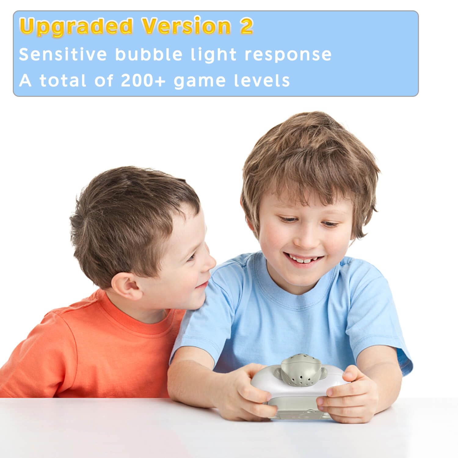 Upgraded Light Up Bubble Pop Fidget Sensory Toy - Electronic Fast Push Game for Kids, Teens & Autistic Children | Stress Relief Handheld Game | Perfect Birthday Gift for Boys & Girls | Fun for Home, School & Travel