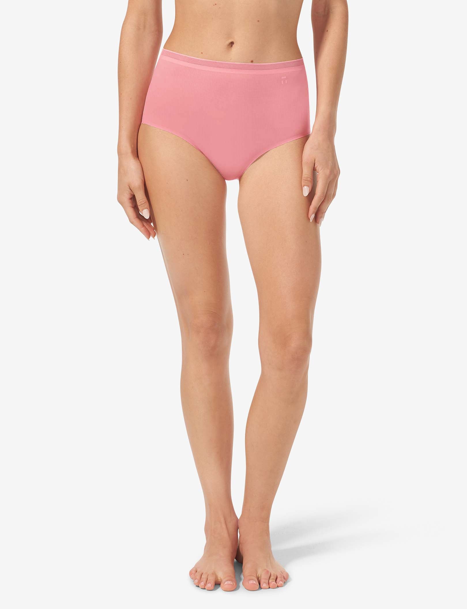 Women's High Rise Briefs - Soft Cotton Underwear for Comfort & Support - Perfect for Everyday Wear, Yoga & Lounge