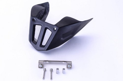 Best Carbon Fiber Belly Pan & Lower Spoiler Kit for Ducati Monster 696/796/1100 EVO - Matte Finish | Motorcycle Body Upgrade for Enhanced Style & Protection