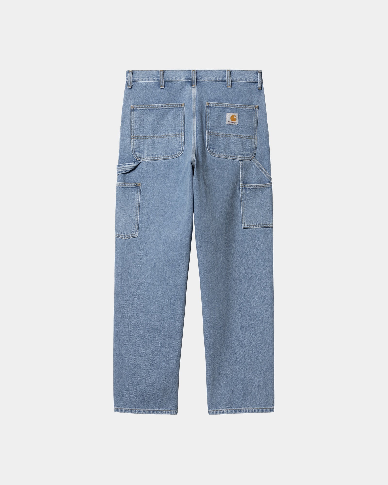 Double Knee Denim Pants - Stone Bleached Blue | Durable Workwear for Men & Women | Perfect for Construction, Farming & Outdoor Activities