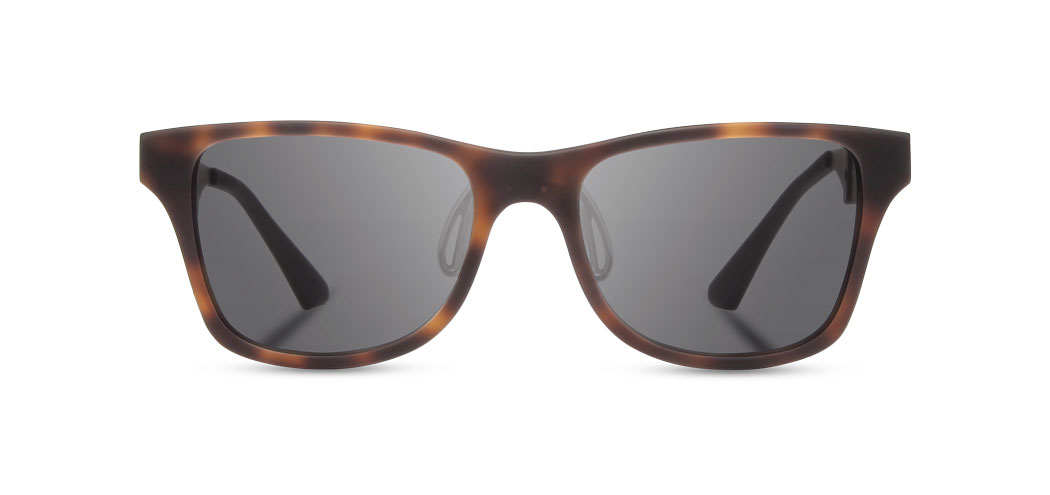 Shwood Canby ACTV Sunglasses - Matte Brindle/Elm Frame with Grey Polarized Lenses - UV Protection for Outdoor Sports & Driving