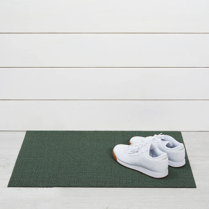 Chilewich Indoor Outdoor Shag Doormat - Durable & Stylish Entryway Rug (18x28 Inches) - Perfect for Patio, Front Door & Mudroom - Solid & Cactus Designs