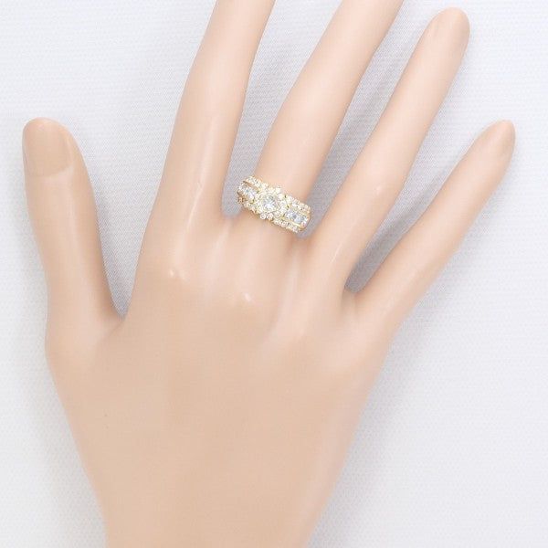 18K Yellow Gold Diamond Ring for Women - Elegant Solitaire Engagement & Wedding Band - Perfect for Proposals, Anniversaries & Special Occasions