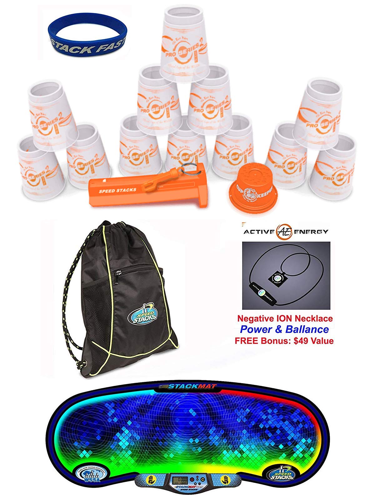 Speed Stacks Custom Combo Set - The ELITE: 12 PRO #2 WHITE 4