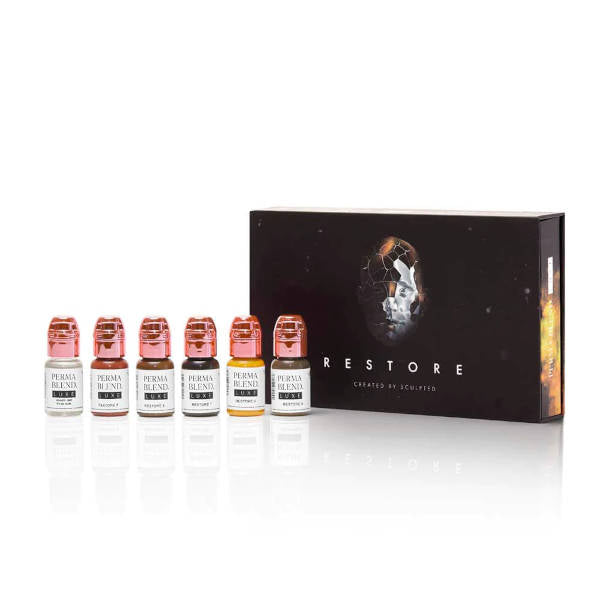 Perma Blend Luxe Stevey G Restore Set - Professional Hair Color Restorer for Damaged Hair - Perfect for Salons & At-Home Use