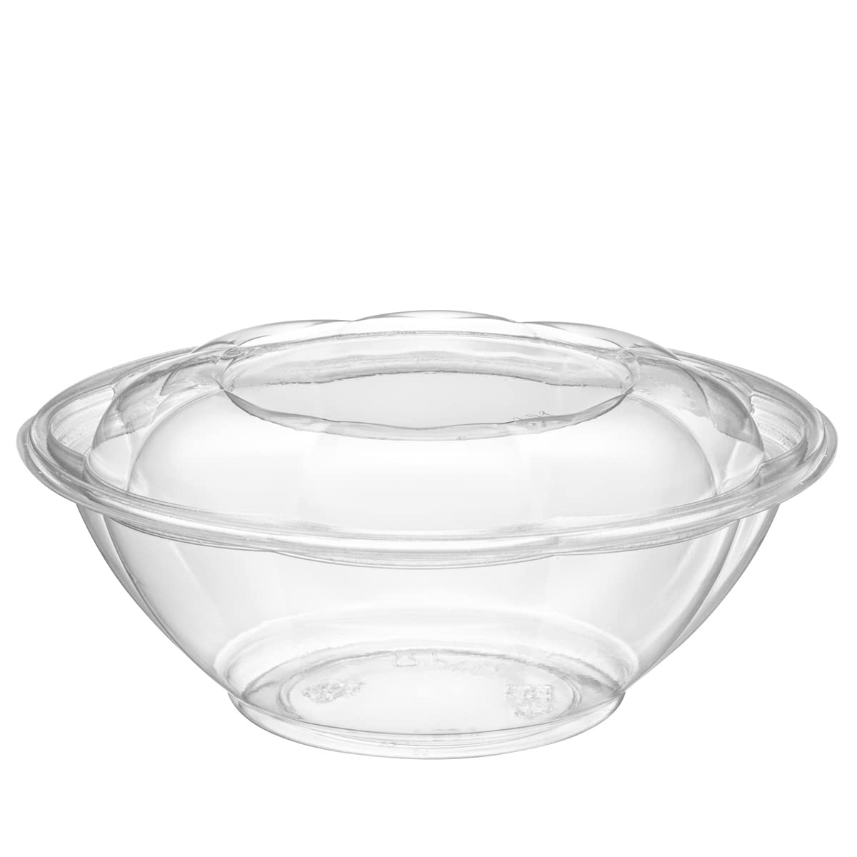 150 Pack 24 oz Clear Plastic Salad Bowls with Lids - Disposable Food Containers for Meal Prep, Takeout, Salads & Party Serving | BPA-Free, Microwave & Freezer Safe | Perfect for Restaurants, Catering & Home Use