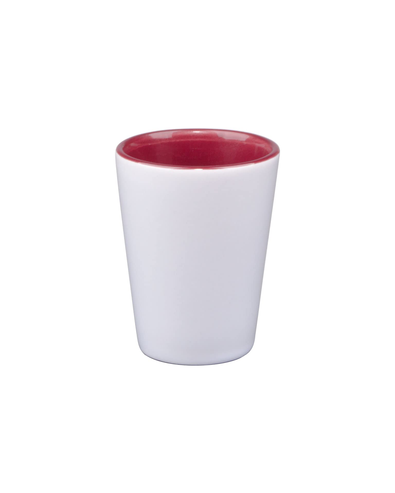 Smart Go - 144 Pack Coated Tecas Shot Glasses (1.5oz Maroon) - Sublimation Ready Tumblers & Drinkware for Vibrant Designs - Bulk Packed for Bars, Parties & Events - Perfect for Weddings, Tailgates & Promotional Giveaways
