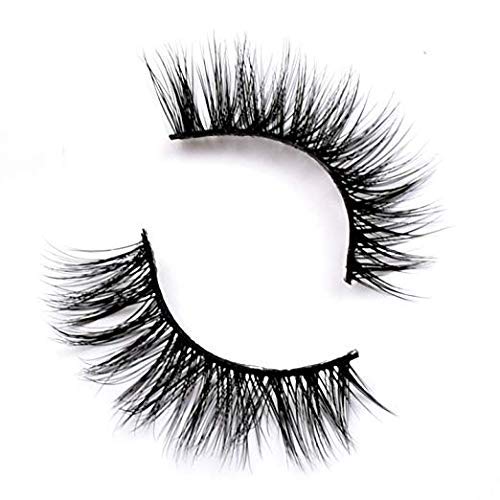 10 Pairs Handmade Natural Soft False Eyelashes - Black Sparse Fake Lashes for Eye Extension & Makeup (Random Designs) | Perfect for Daily Wear, Parties & Special Occasions