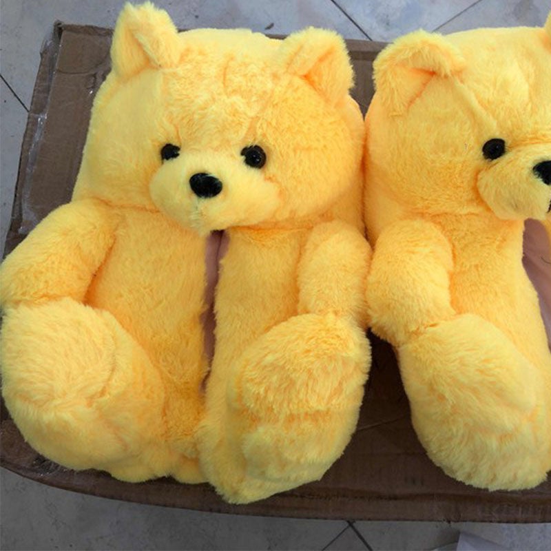 Cozy Women's Teddy Bear Slippers - Soft Plush House Shoes for Indoor Comfort & Warmth - Perfect Gift for Her, Christmas, Valentine's Day & Relaxing at Home