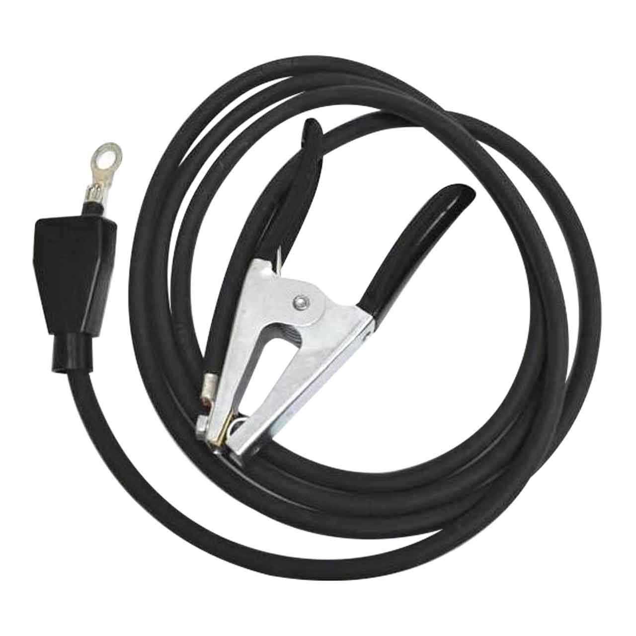 Miller 233473 10-Foot No. 3 Work Cable with Clamp Boot - Heavy Duty Power Cord for Welding Machines, Industrial Equipment & Workshop Tools