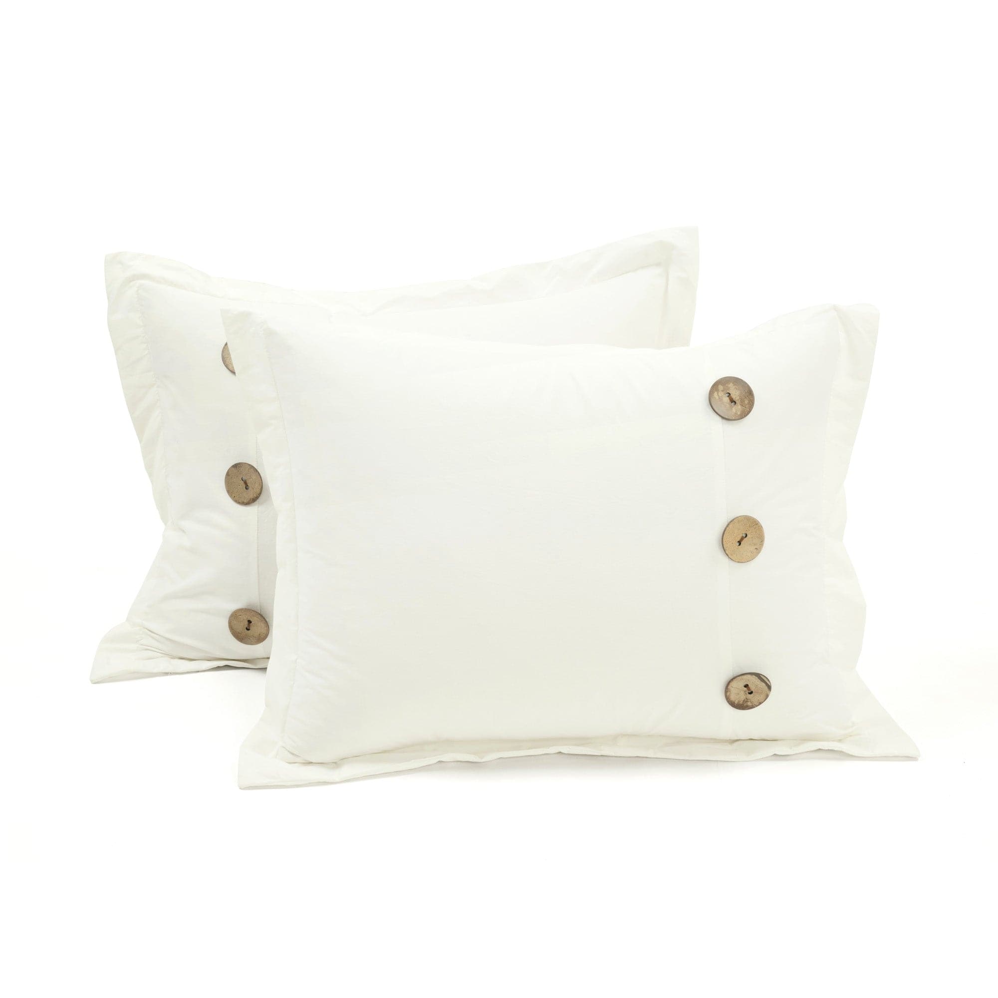 Premium 5-Piece Linen Button Comforter Set - Breathable & Soft Bedding for All Seasons | Perfect for Master Bedroom, Guest Room & Dorm Decor