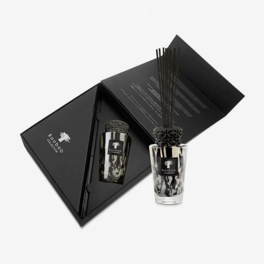 Baobab Collection Totem Pearls Black Essential Oil Diffuser - Premium Aromatherapy for Home, Office & Spa Relaxation
