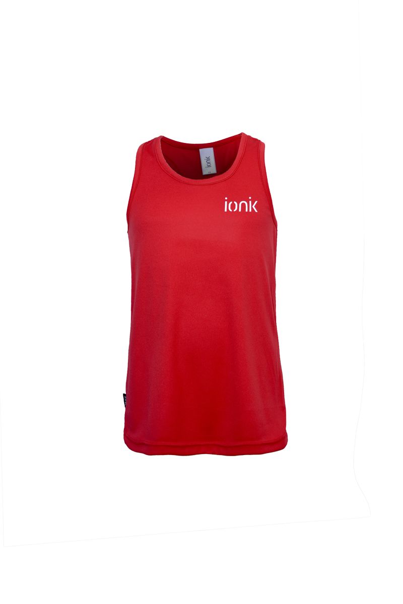 Ionik 2022 Junior 7330IB Racerback Tank Top for Girls - Soft Breathable Athletic Shirt for Running, Yoga & Workouts