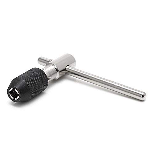 5-Piece T-Type Hand Screw Thread Tap Set - M3/M4/M5/M6 with Twist Drill Bits & Wrench Tool - Perfect for Metalworking, DIY Projects, and Home Repairs