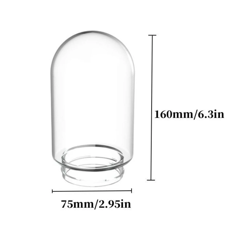 360 Rotating Gravity Hookah Replacement Glass Globe - Durable Hookah Accessory for Smooth Smoking Experience at Home or Parties