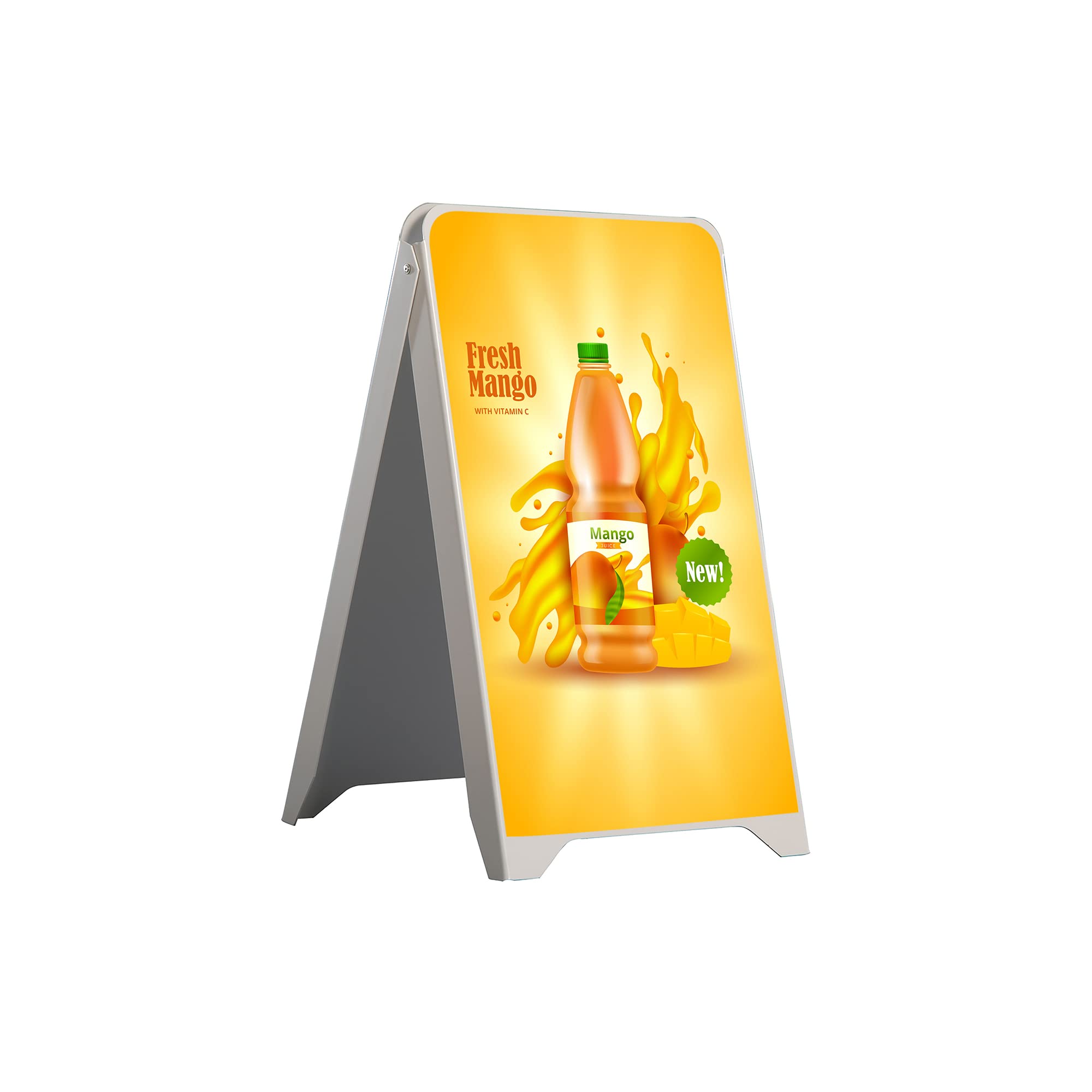 Durable Double-Sided Plastic A-Frame Sign Board - 19.5