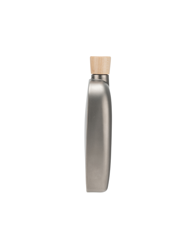 Premium 250mL Titanium Flask - Lightweight, Durable & Leak-Proof for Outdoor Adventures, Camping & Travel