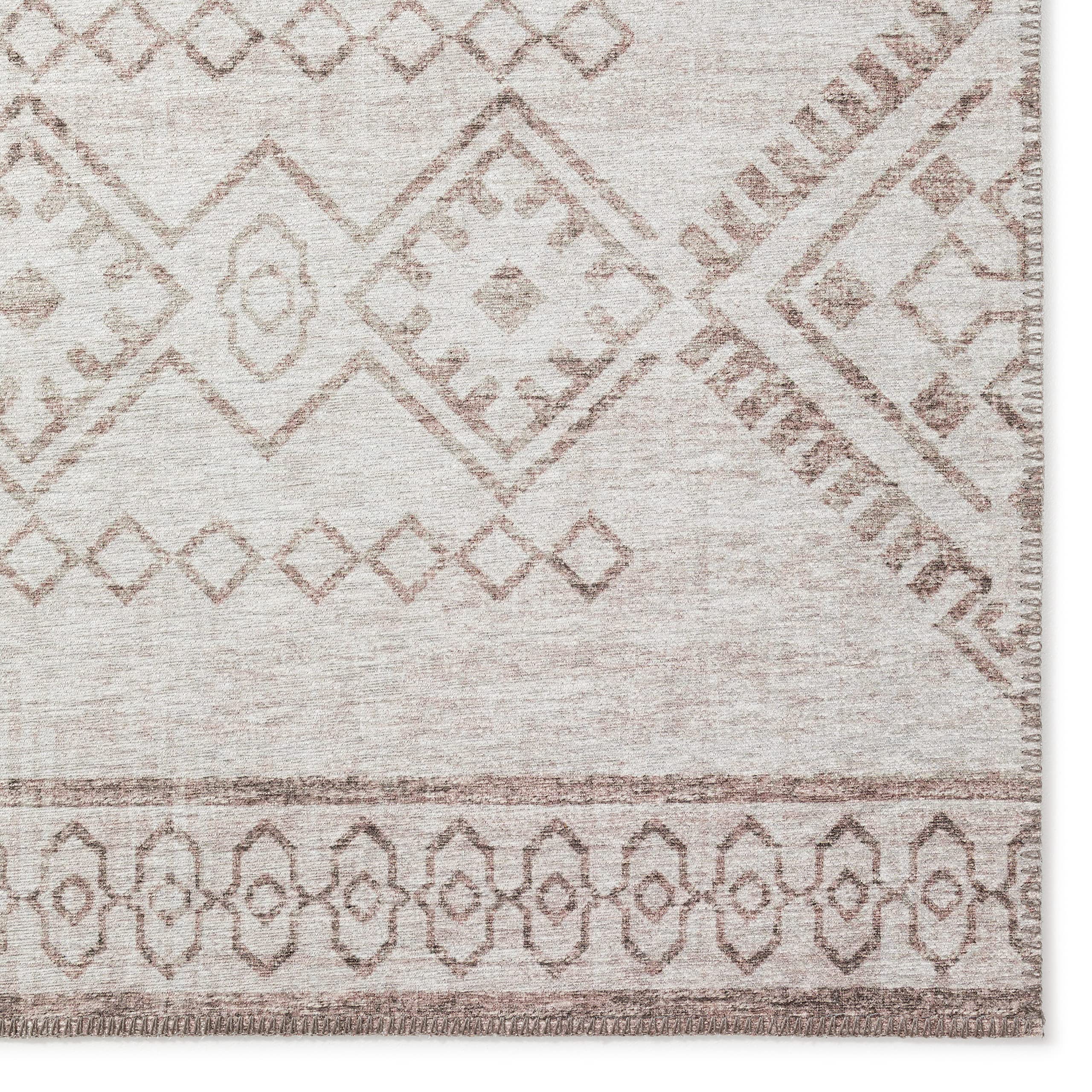 Addison Rugs Yuma AYU44 Taupe 8' x 10' Area Rug - Soft Modern Boho Chic Living Room Carpet for Bedroom, Dining Room & Home Decor