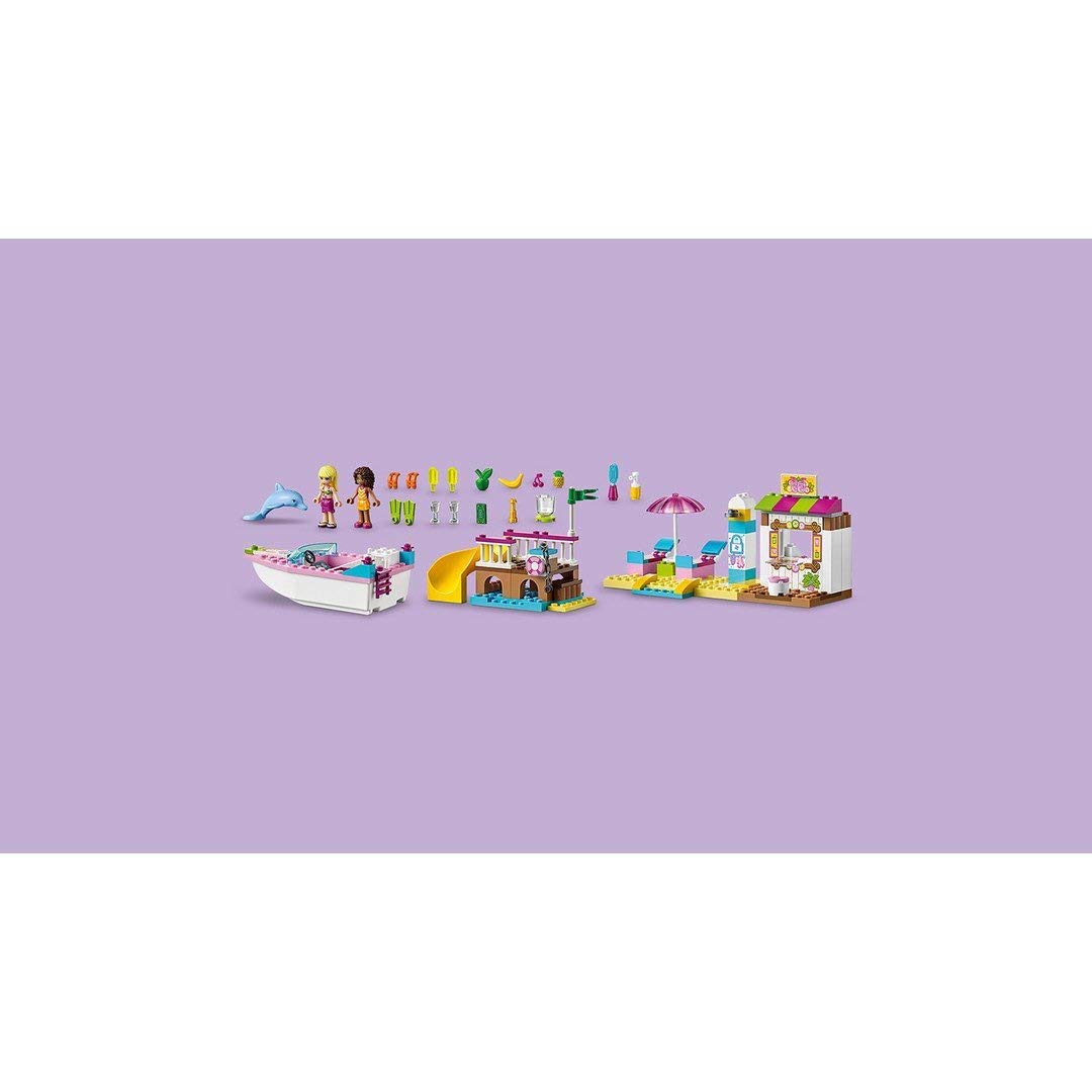 LEGO 10747 Andrea & Stephanie's Beach Vacation Building Set - Creative Construction Toy for Kids - Perfect for Summer Play, Birthday Gifts & Family Bonding Activities