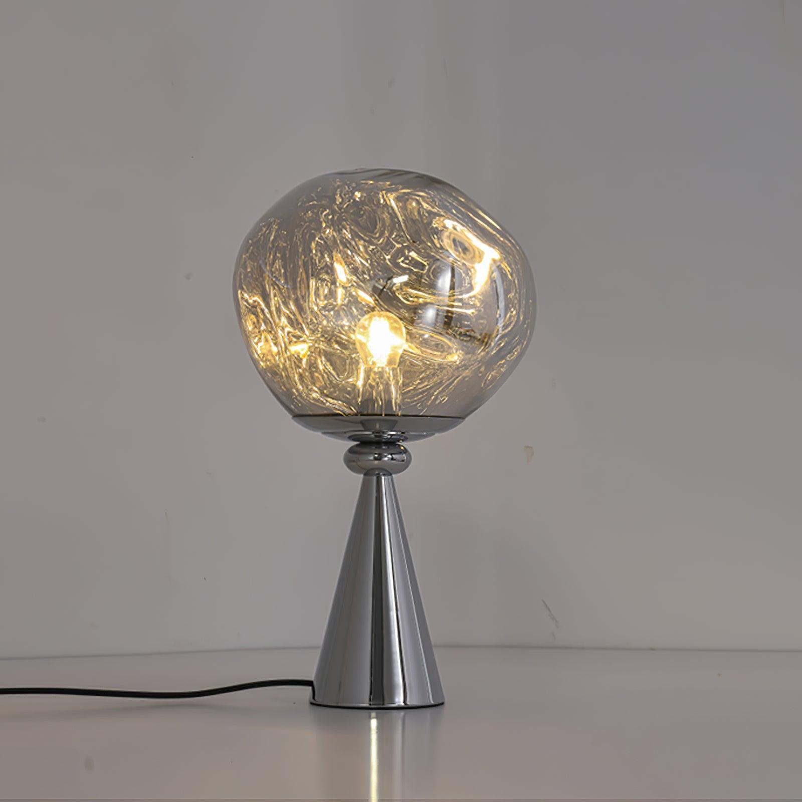 Lava Cone Table Lamp - Modern Volcanic Rock Design LED Night Light for Bedroom, Living Room, and Office Decor - Perfect for Relaxation and Ambient Lighting