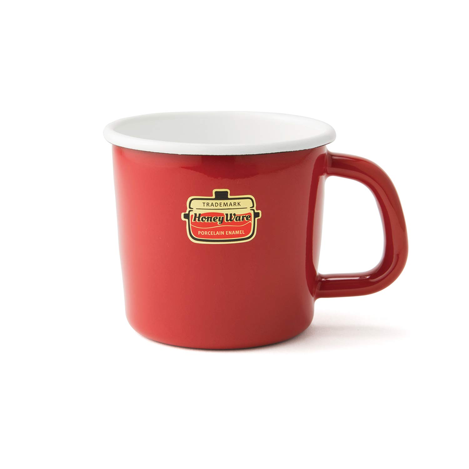 SDG-8MG.R Enamel Camping Mug - Durable & Lightweight Coffee Cup for Outdoor Adventures, Hiking, Picnics & Camping - Perfect for Hot & Cold Beverages