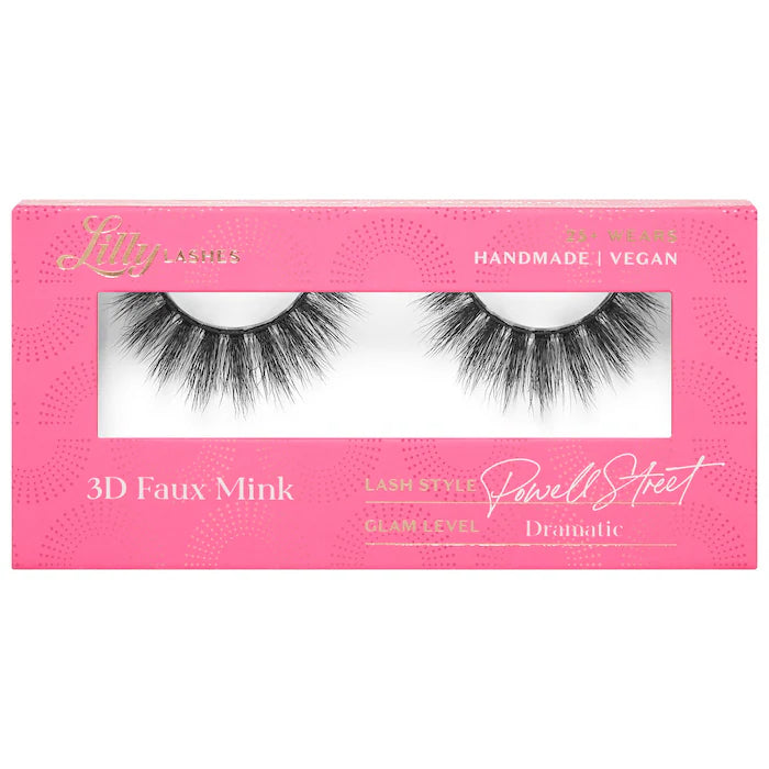 Reusable 3D Faux Mink Eyelashes - Natural Looking False Lashes for Everyday & Special Occasions | Lilly Lashes