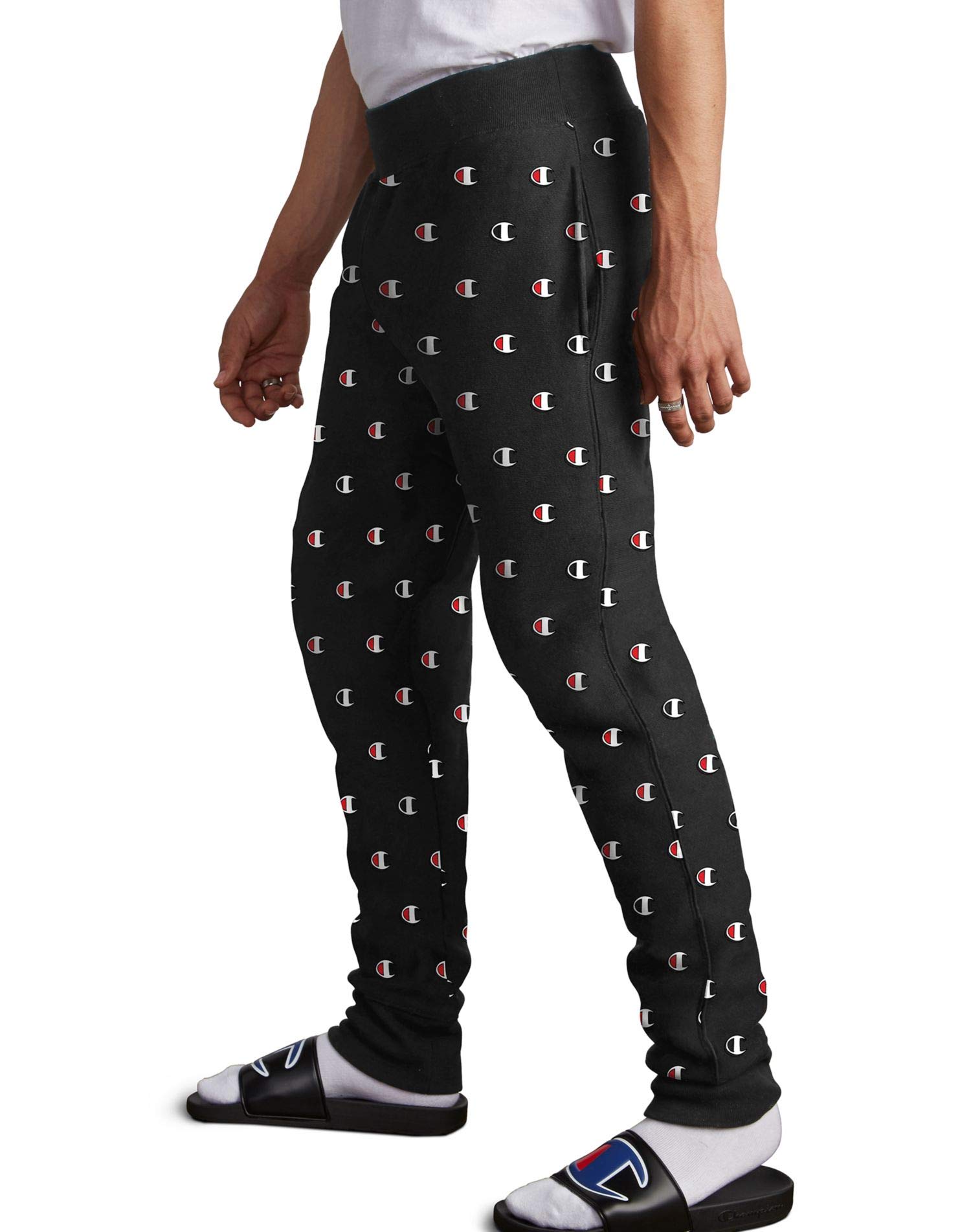 Champion Men's Heavyweight Fleece Sweatpants - Reverse Weave Cotton Joggers with 30.5