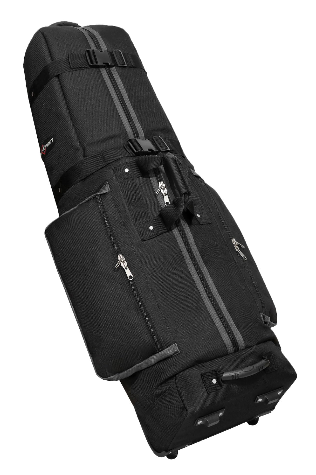 CaddyDaddy Constrictor Soft-Sided Golf Travel Bag with Padded Top, Wheels & Lockable Zippers - Airline Approved Golf Club Case for Secure Transport | Perfect for Air Travel, Golf Vacations & Tournament Trips | 1 Year Warranty Included