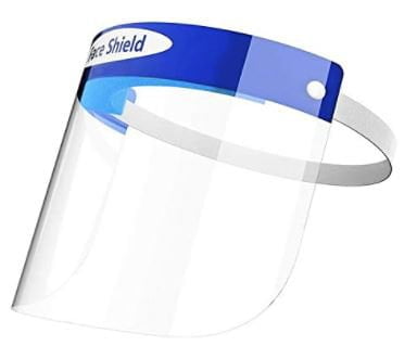 Anti Fog Face Shield - 90 Pack | Clear Reusable Protective Visor for Safety & Comfort | Ideal for Work, School, and Outdoor Activities
