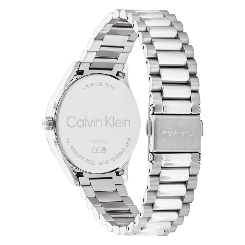 Calvin Klein Women's Silver Stainless Steel Watch 25200230 - Elegant Fashion Timepiece for Office, Party & Everyday Wear