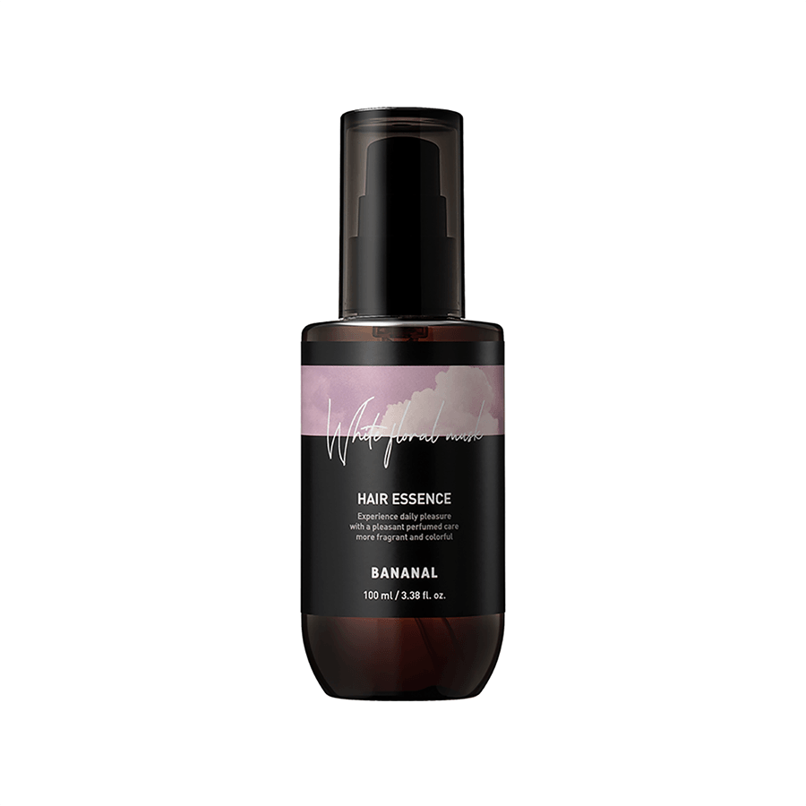 BANANAL Perfumed Hair Essence - White Floral Musk Scent (100mL) for Soft, Shiny Hair | Daily Hair Care & Styling | Perfect for Work, Dates & Special Occasions