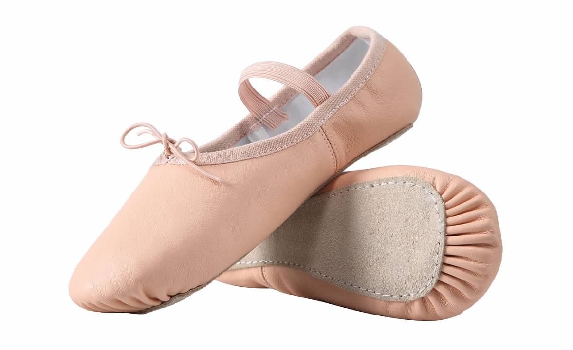 Genuine Leather Ballet Shoes for Women & Girls - Soft Ballet Slippers & Dance Shoes for Ballet, Jazz, Contemporary & Practice - Comfortable & Durable Leather Dance Footwear