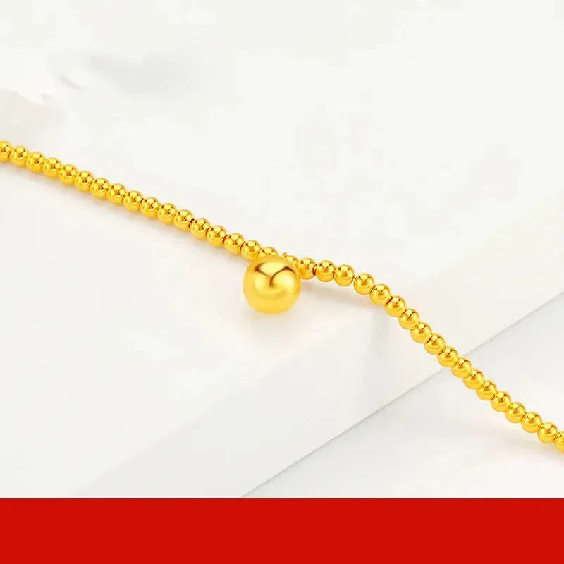 24K Pure Gold Bracelet for Women - 999 Solid Real Gold Bangle, Upscale Classic Jewelry Gift for Anniversary, Valentine's Day & Special Occasions