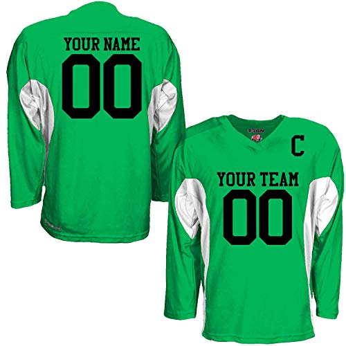 Kelly Green and White