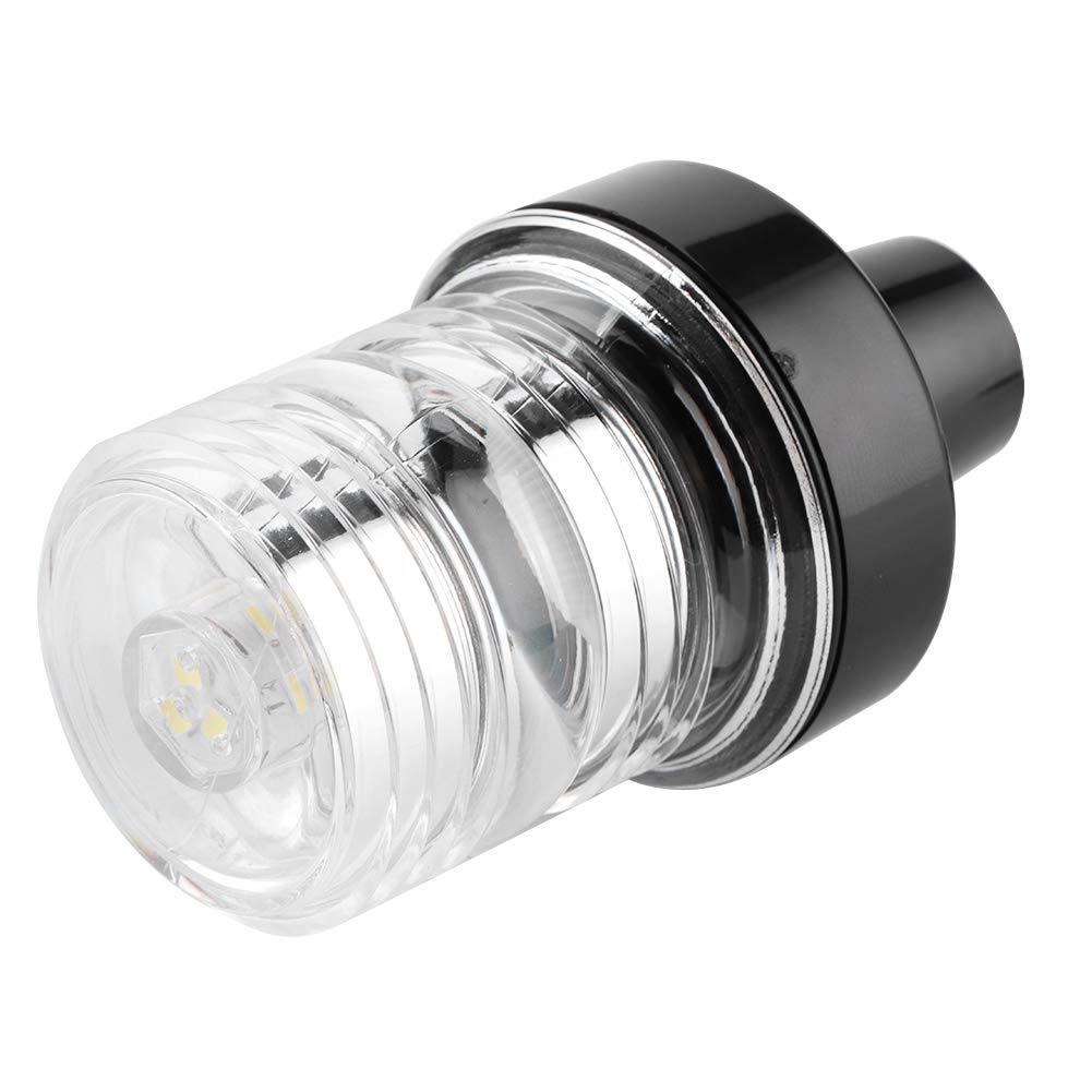 12V 2.5W IP65 White LED 360° Navigation Light for Boats, Yachts & Fishing Vessels - Waterproof Marine Deck Light for Night Sailing & Safety Signaling