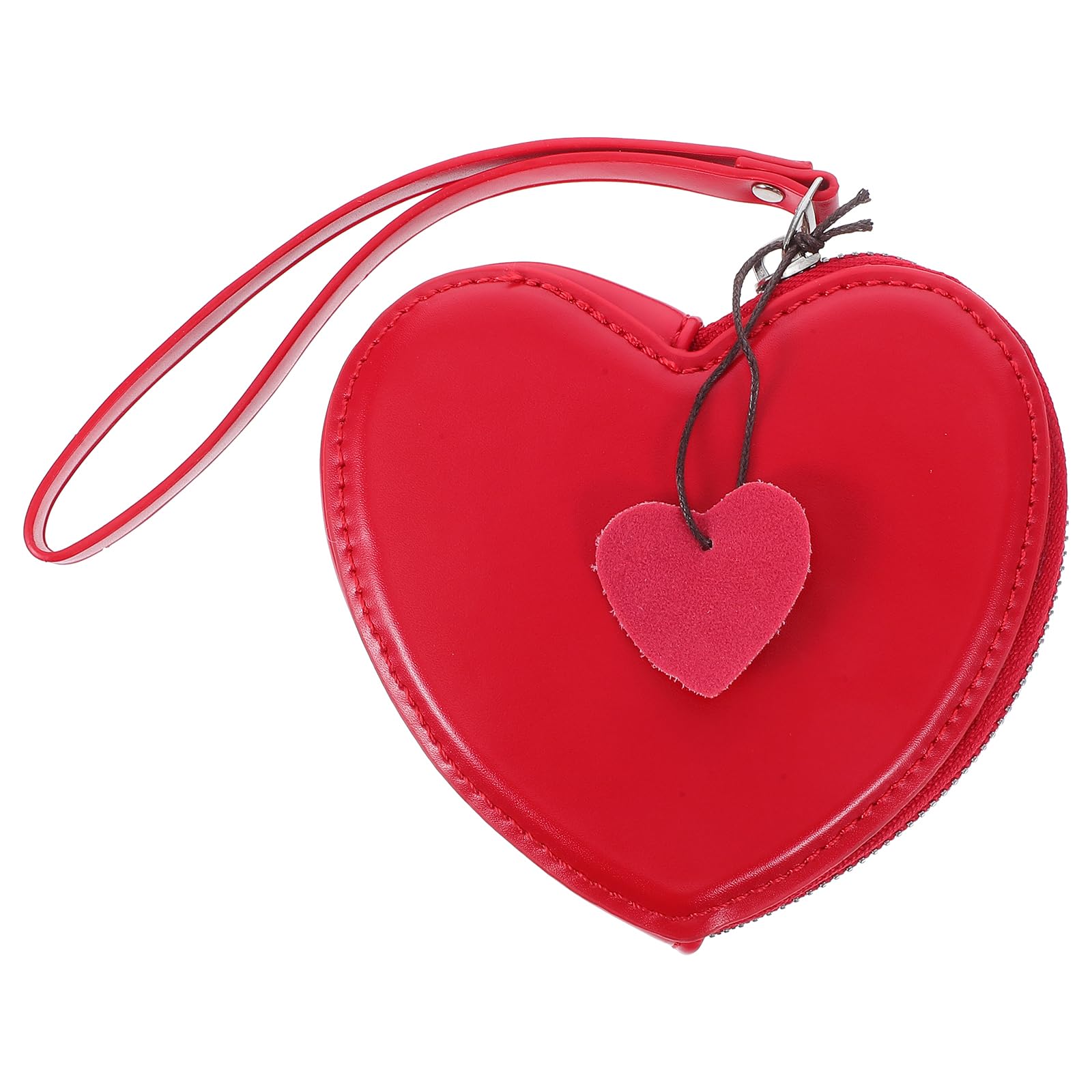 KESYOO Heart Shaped Coin Purse & Crossbody Bag - Cute Red Heart Wallet for Women, Girls - Perfect for Valentine's Day Gift, Date Night, Parties & Everyday Use