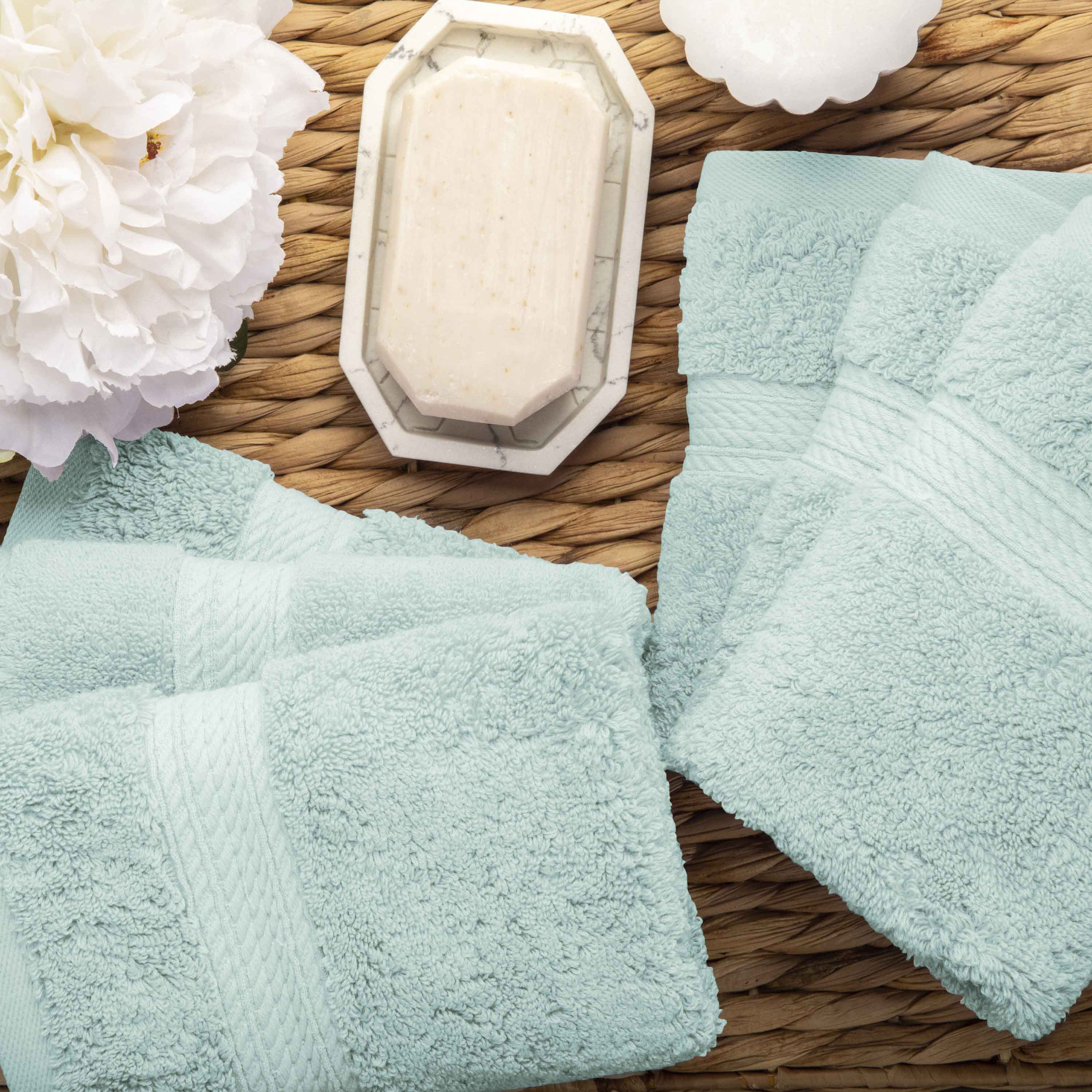Premium 6-Piece Egyptian Cotton Towel Set - Ultra Soft, Heavyweight & Luxurious Bath Towels for Spa, Hotel & Home Use