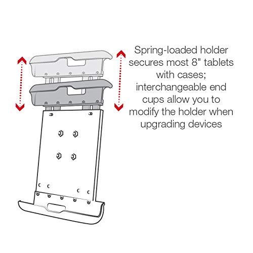 RAM Mounts RAM-HOL-TAB29U Tab-Tite Spring Loaded Tablet Holder for 8