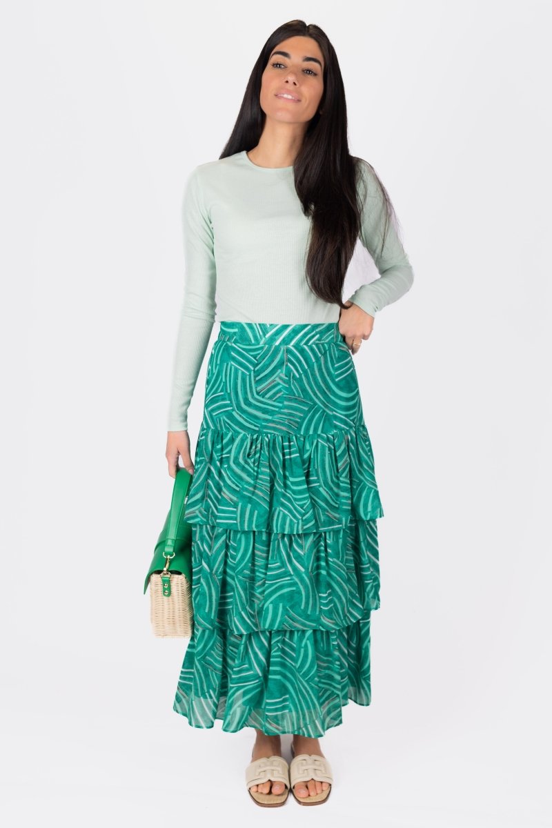 Renee Tee in Mint Green - Women's Casual Short Sleeve T-Shirt | Perfect for Everyday Wear, Summer Outfits & Lounge