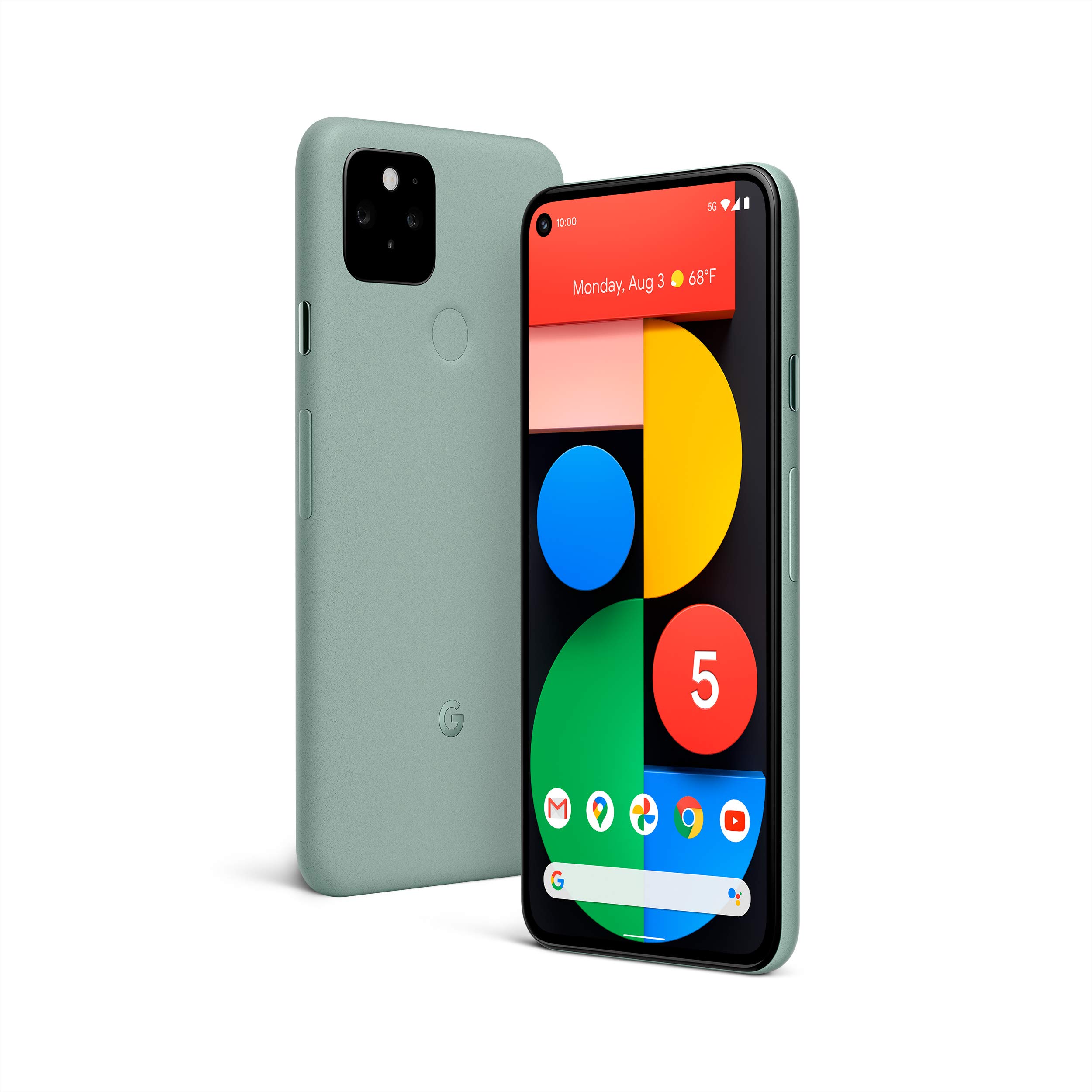 Google Pixel 5 5G Unlocked Android Phone - Water Resistant, Night Sight & Ultrawide Lens - Perfect for Travel Photography